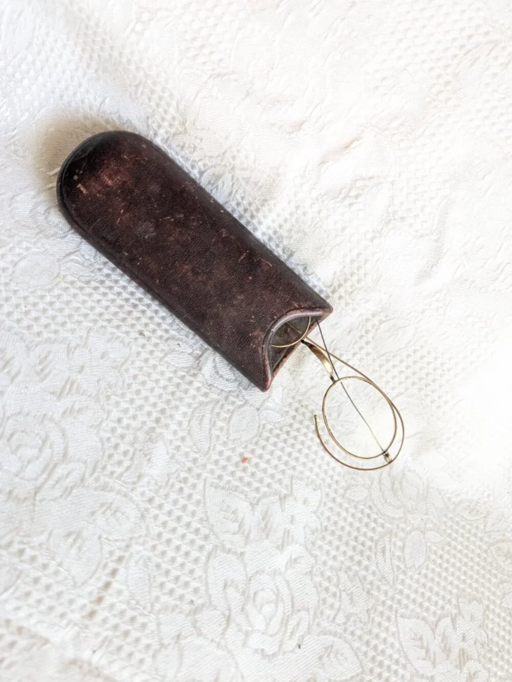 Antique Gold Filled Wire Rim Eye Glasses